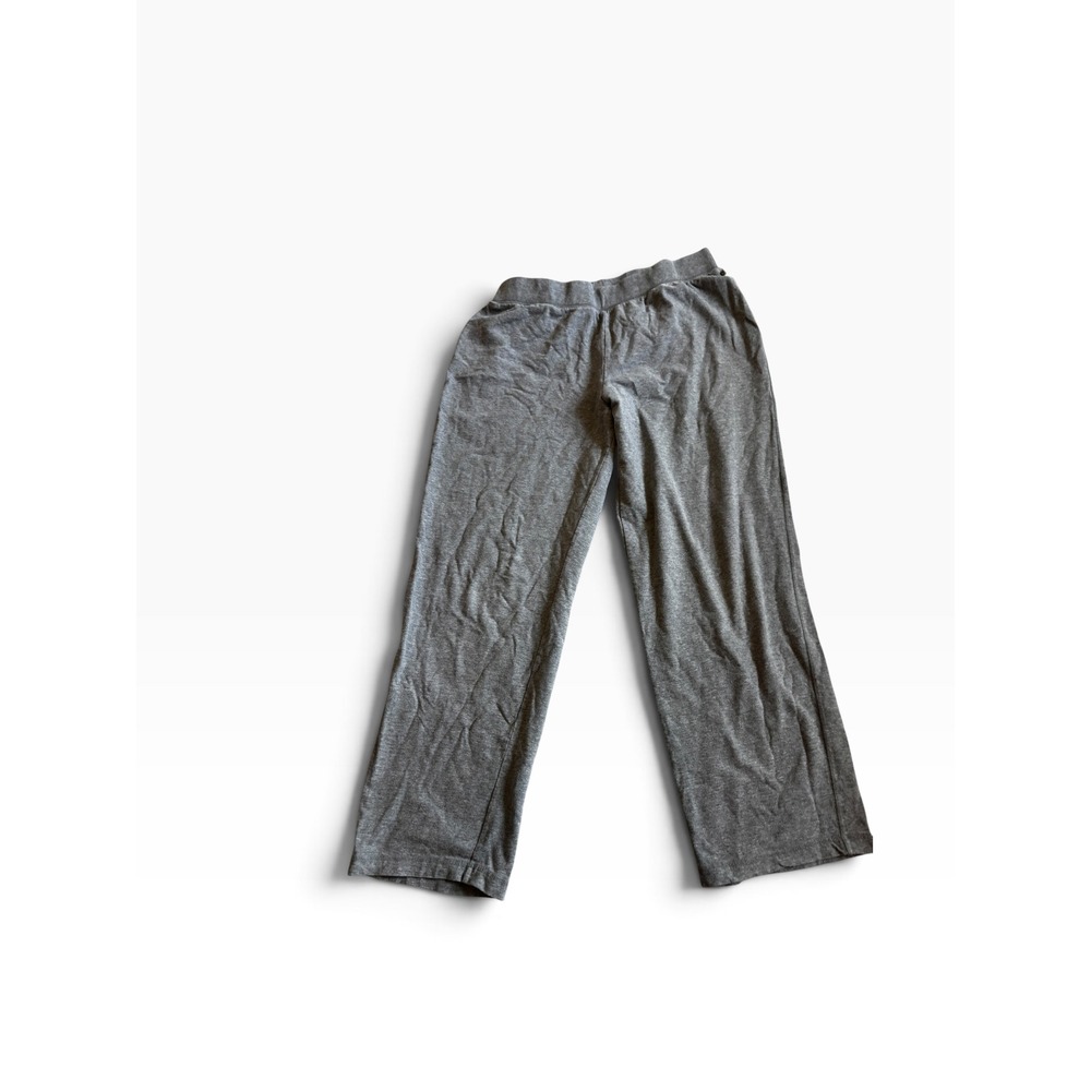 Zenergy by Chico's Pants Size 2-RG Gray Heather Wide Leg Lounge Athleisure